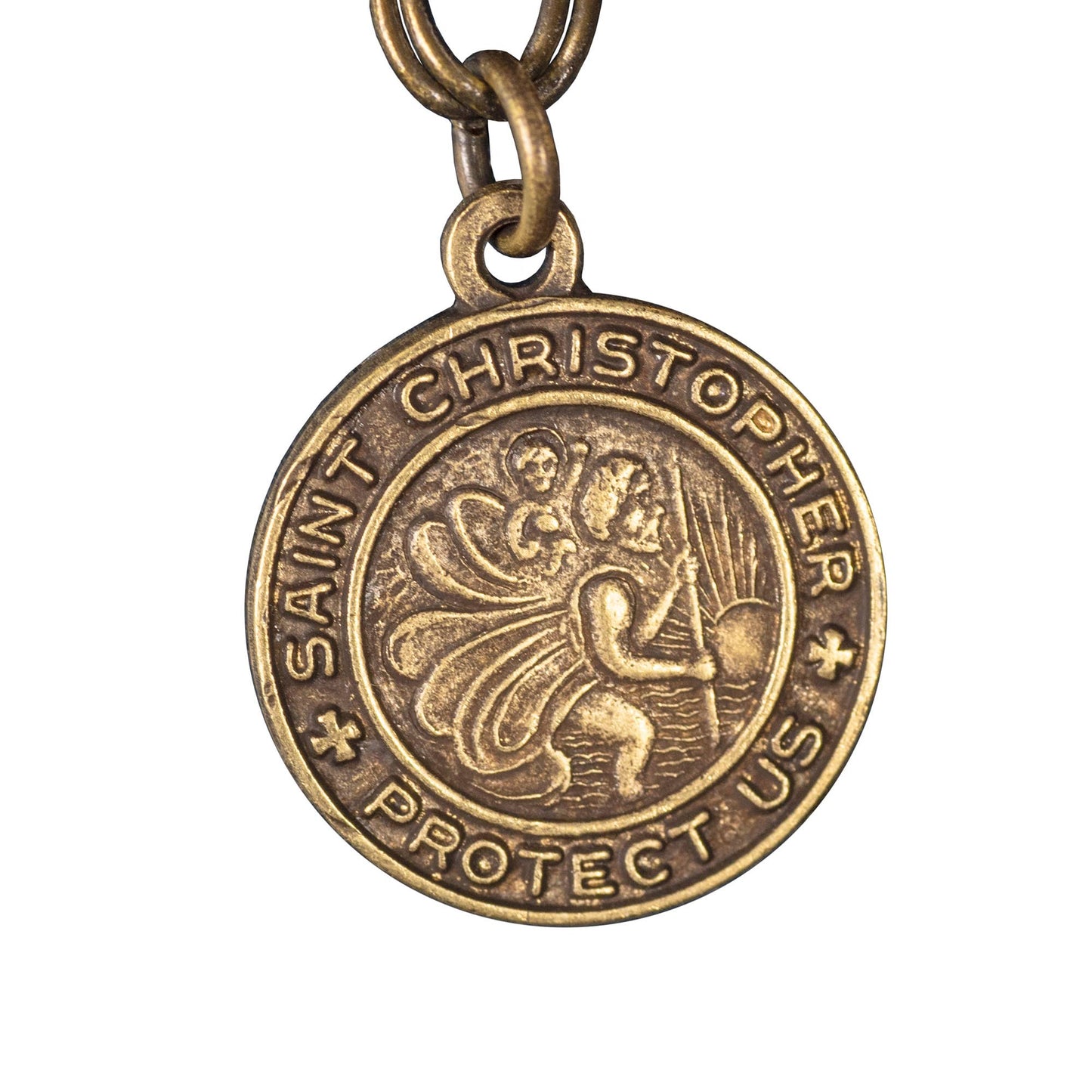 Emergency Purse Charm: St Christopher Medal Charm
