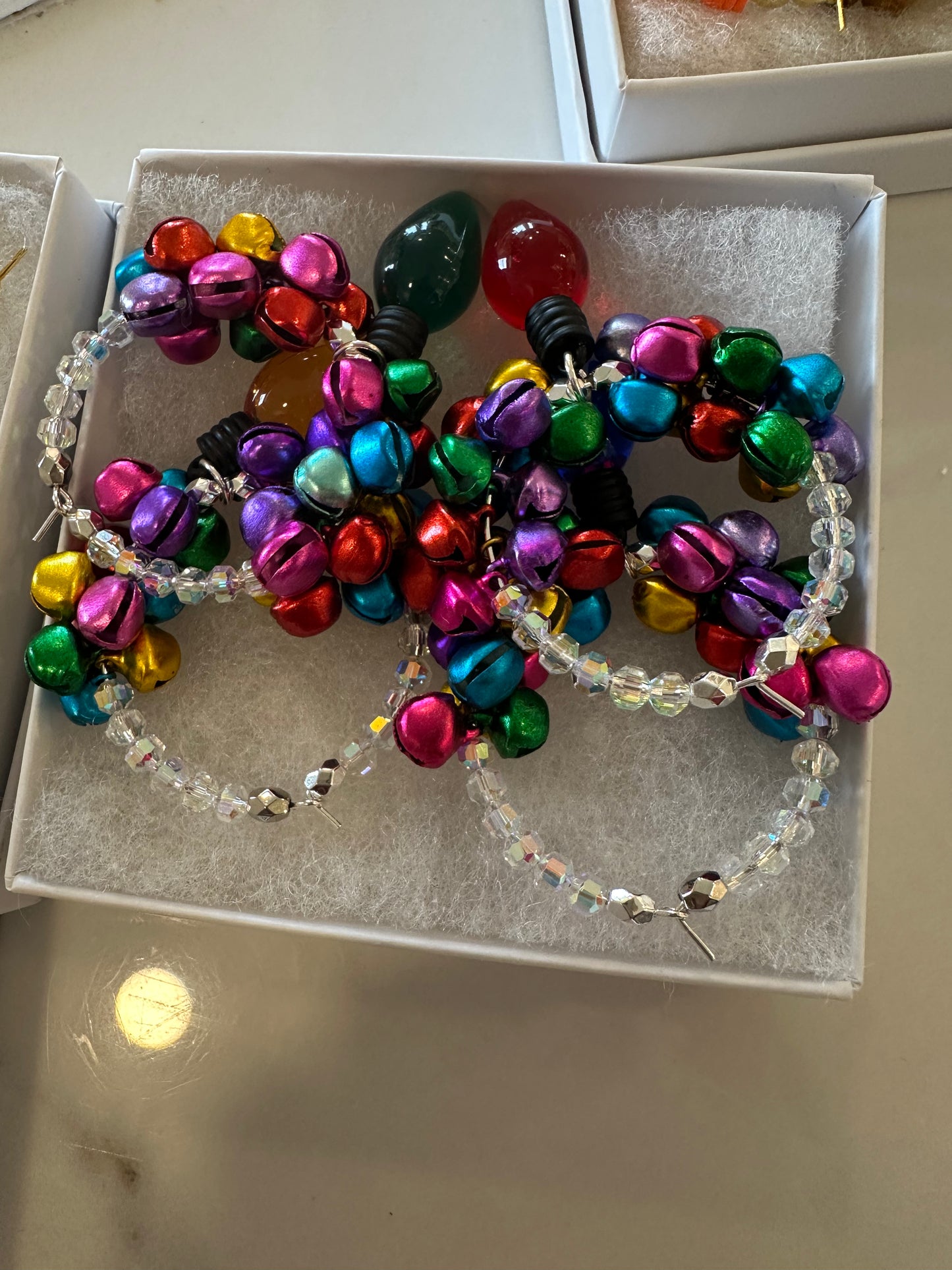 Wine Charm Set Lights Handmade-Megan Berry