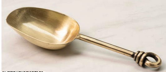 Knotted Gold Ice Scoop